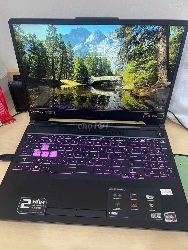 ASUS TUF Gaming A15 R5 4600H 15.6 inch 8GB/512GB. Mua bán Laptop tại Huyện Long Thành Đồng Nai được đăng bởi Thành Nguyễn hình 1