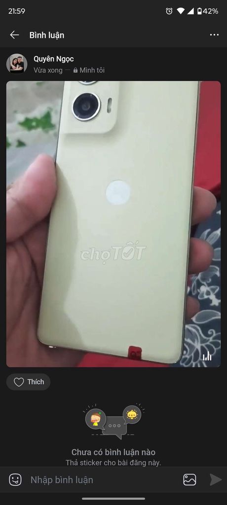Motorola G Stylus Vàng kem Đã sử dụng. Mua bán Điện thoại tại Quận 12 Tp Hồ Chí Minh được đăng bởi Bé Quyên hình 1