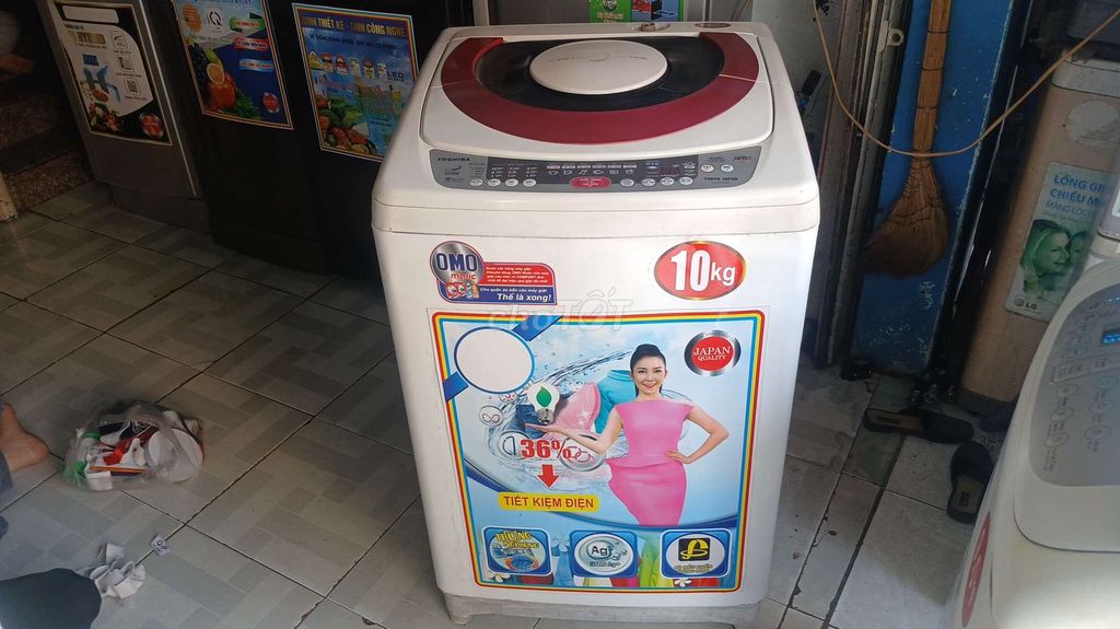 Máy giặt Toshiba 10kg Trắng tiết kiệm điện nước. Mua bán Máy giặt tại Quận Bình Tân Tp Hồ Chí Minh được đăng bởi CỬA HÀNG ĐIỆN LẠNH BÌNH TÂN  hình 1