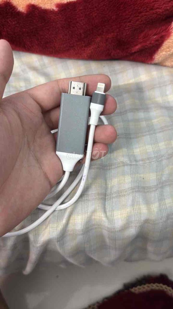 Cáp chuyển đổi HDMI to Lightning. Mua bán Phụ kiện (Màn hình, Chuột...) tại Thành phố Hải Dương Hải Dương được đăng bởi Tommy Nguyễn hình 1