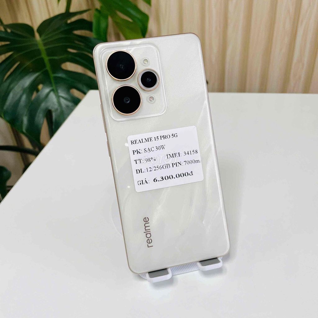 Realme 15 Pro 5G CH -12/256GB - Nguyên Zin. Mua bán Điện thoại tại Quận Ninh Kiều Cần Thơ được đăng bởi Hmphone hình 1