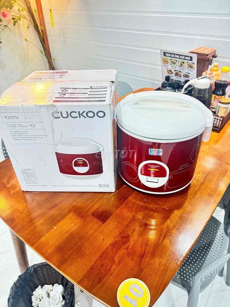 Nồi cơm điện Cuckoo 1.8L Đỏ như mới #490k. Mua bán Bếp, lò, đồ điện nhà bếp tại Quận Cái Răng Cần Thơ được đăng bởi võ hoàng mến hình 1