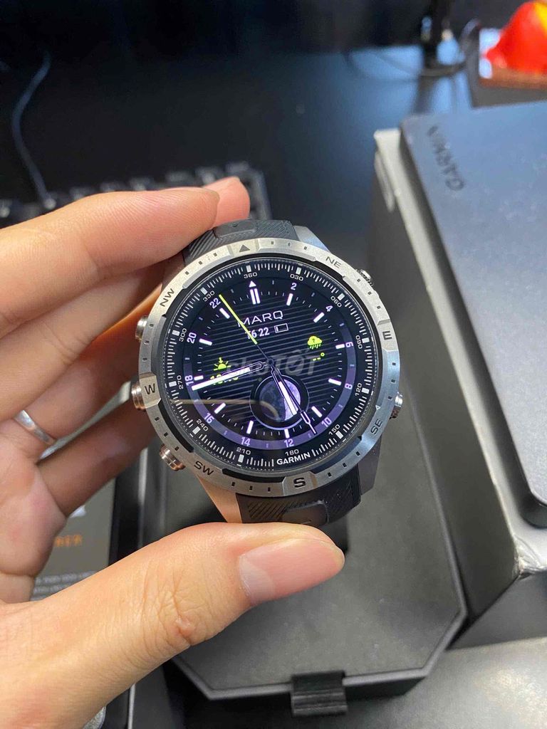 Garmin Marq Adventure Gen 2 Đen. Mua bán Thiết bị đeo thông minh tại Quận 8 Tp Hồ Chí Minh được đăng bởi Quỳnh Như hình 1