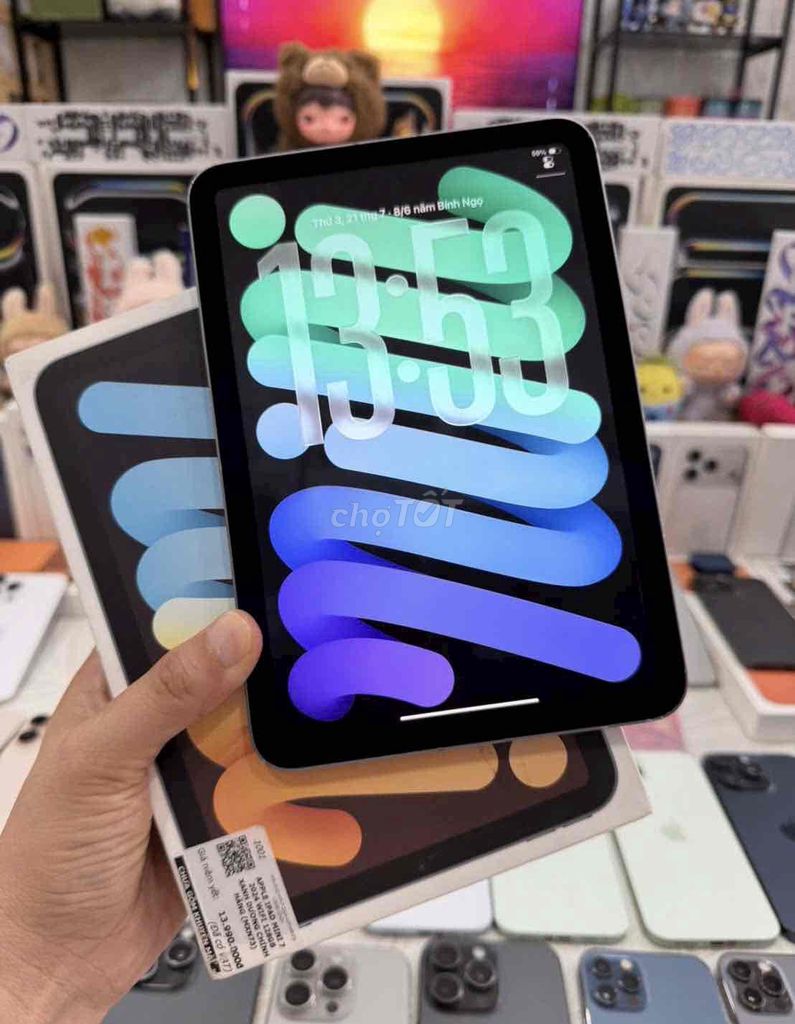 Apple iPad Mini 7 128GB 5G Xám 98 Pin100 Sạc66L. Mua bán Máy tính bảng tại Quận Gò Vấp Tp Hồ Chí Minh được đăng bởi TÁO UY TÍN CHUYÊN SỈ LẺ IPHONE IPAD TUYỂN CTV hình 1