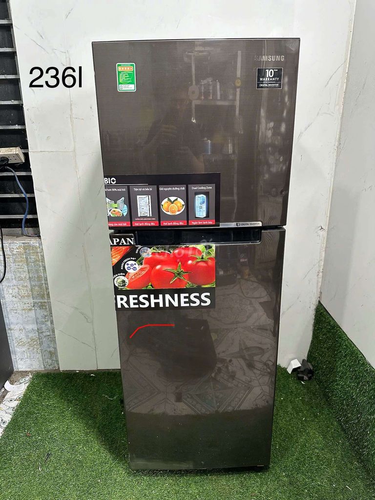 Tủ lạnh Samsung Inverter 236L Nâu. Mua bán Tủ lạnh tại Quận Thanh Khê Đà Nẵng được đăng bởi ĐIỆN MÁY QUỐC KHÁNH  hình 1