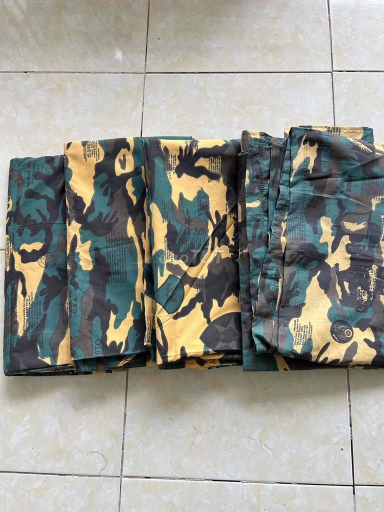 Vải rằn ri xanh vàng đen. Mua bán Quần áo tại Huyện Thoại Sơn An Giang được đăng bởi Tấn Phước hình 1