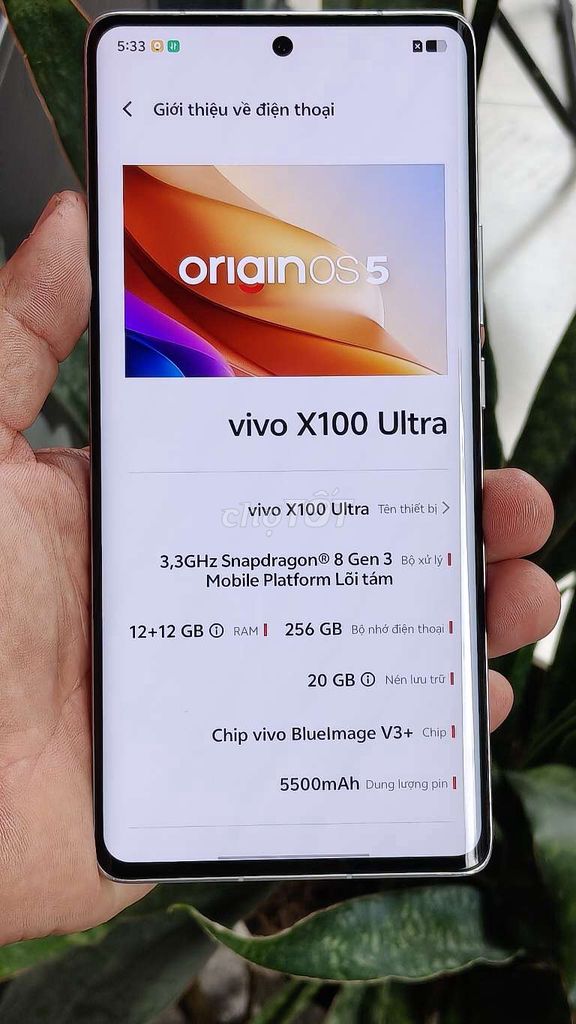 Vivo X100 Ultra 12GB/256GB Trắng . Mua bán Điện thoại tại Quận 10 Tp Hồ Chí Minh được đăng bởi Samurai hình 1