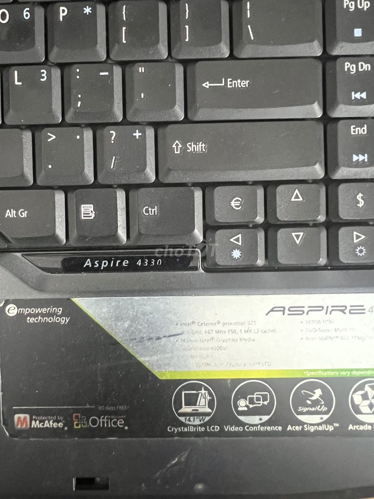 Laptop Acer Aspire 4330. Mua bán Laptop tại Quận Cầu Giấy Hà Nội được đăng bởi Nguyễn Anh T hình 1