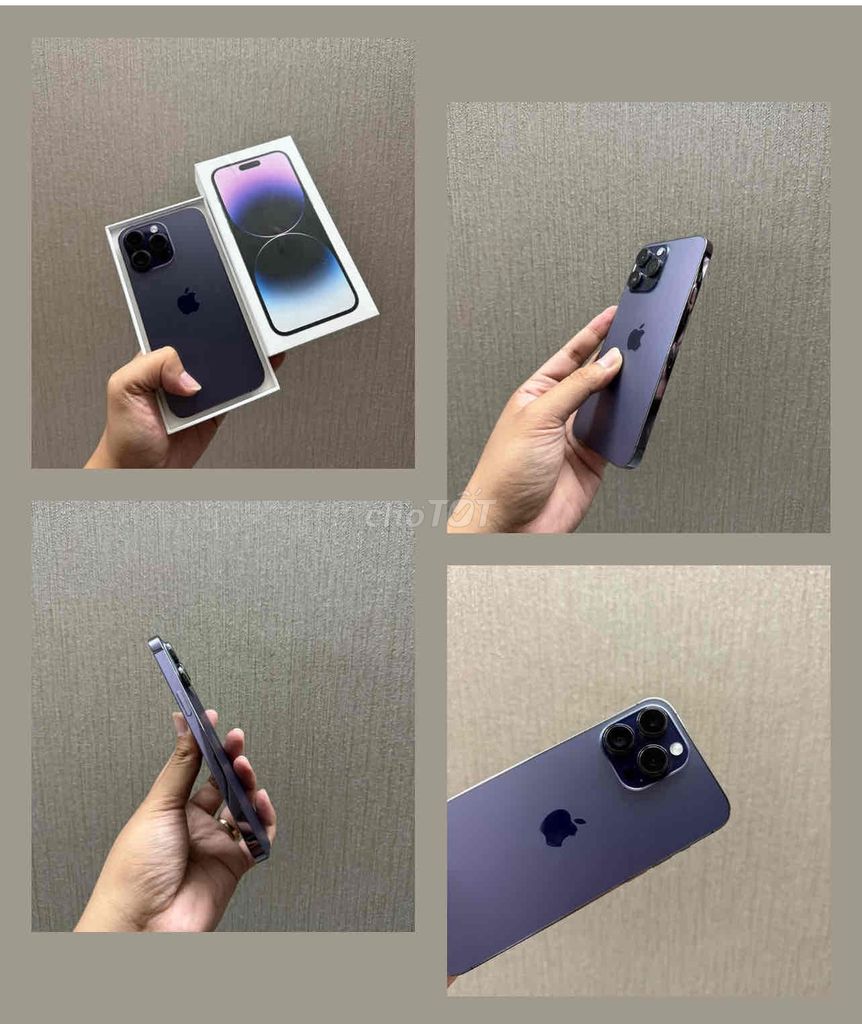 iPhone 14 Pro Max 256GB Tím FULLBOX BH APPLE 2025. Mua bán Điện thoại tại Quận 10 Tp Hồ Chí Minh được đăng bởi iStockHCM hình 1