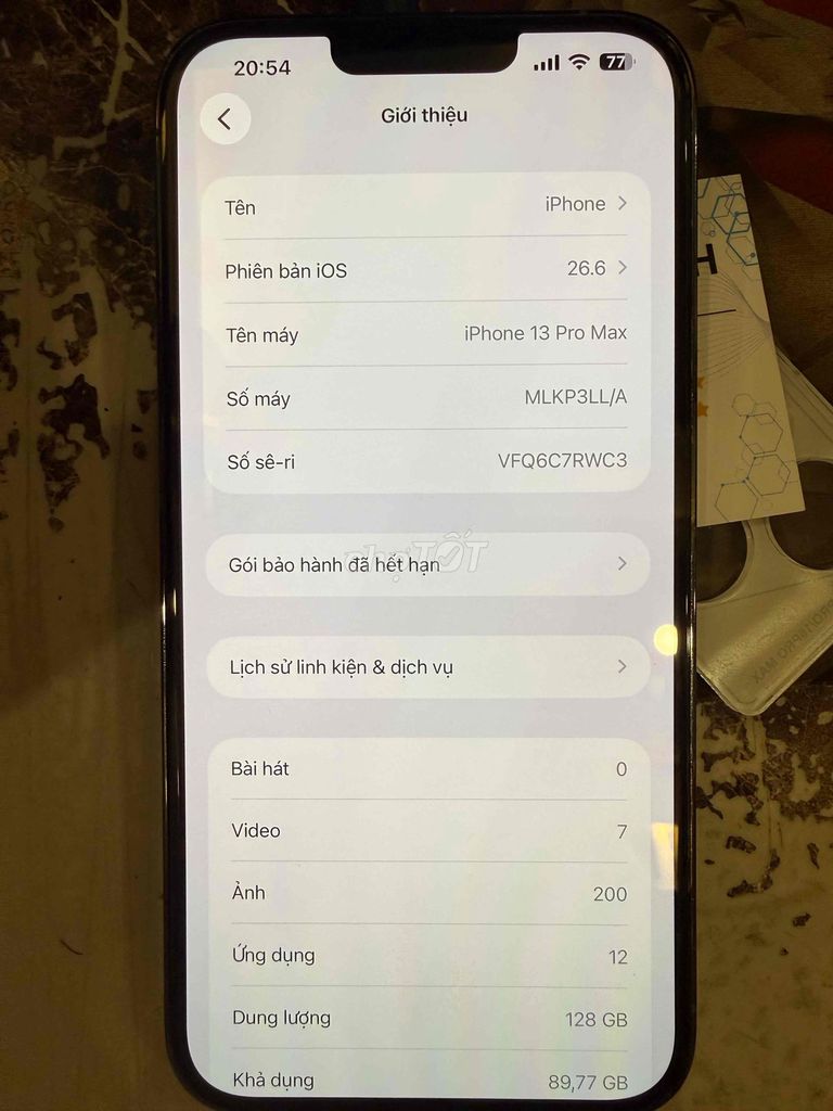 Apple iPhone 13 Pro Max 128GB xanh. Mua bán Điện thoại tại Quận Hai Bà Trưng Hà Nội được đăng bởi Hia Gaming hình 1