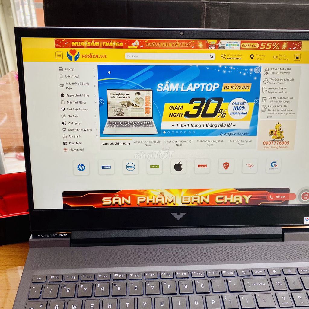 HP Victus 16-E1107AX R5-6600H 16G/512GB RTX3050/4G. Mua bán Laptop tại Quận Ninh Kiều Cần Thơ được đăng bởi Võ Diện hình 1