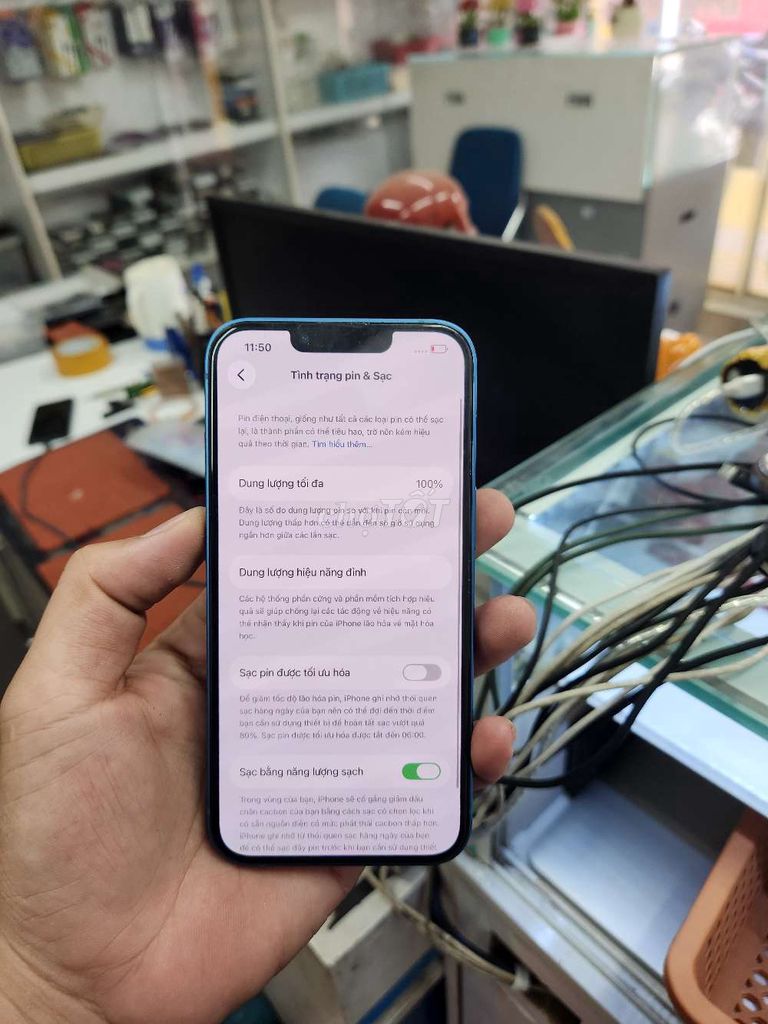Apple iPhone 13 128GB Xanh. Mua bán Điện thoại tại Thành phố Thủ Đức Tp Hồ Chí Minh được đăng bởi Nhi nhi shop hình 1