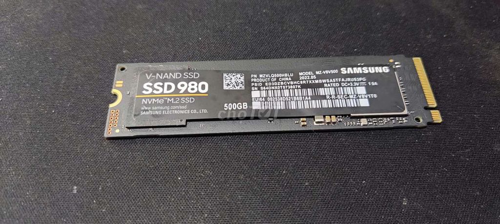 Ổ cứng ssd nvme gen 3×4 samsung 980 500g