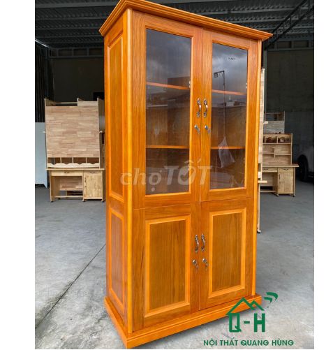 TỦ HỒ SƠ 2 CÁNH KÍNH 2 CÁNH MỞ== TỦ GIÁ RẺ