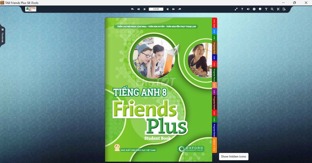 Phần mềm iTools tiếng Anh 8 Friends Plus