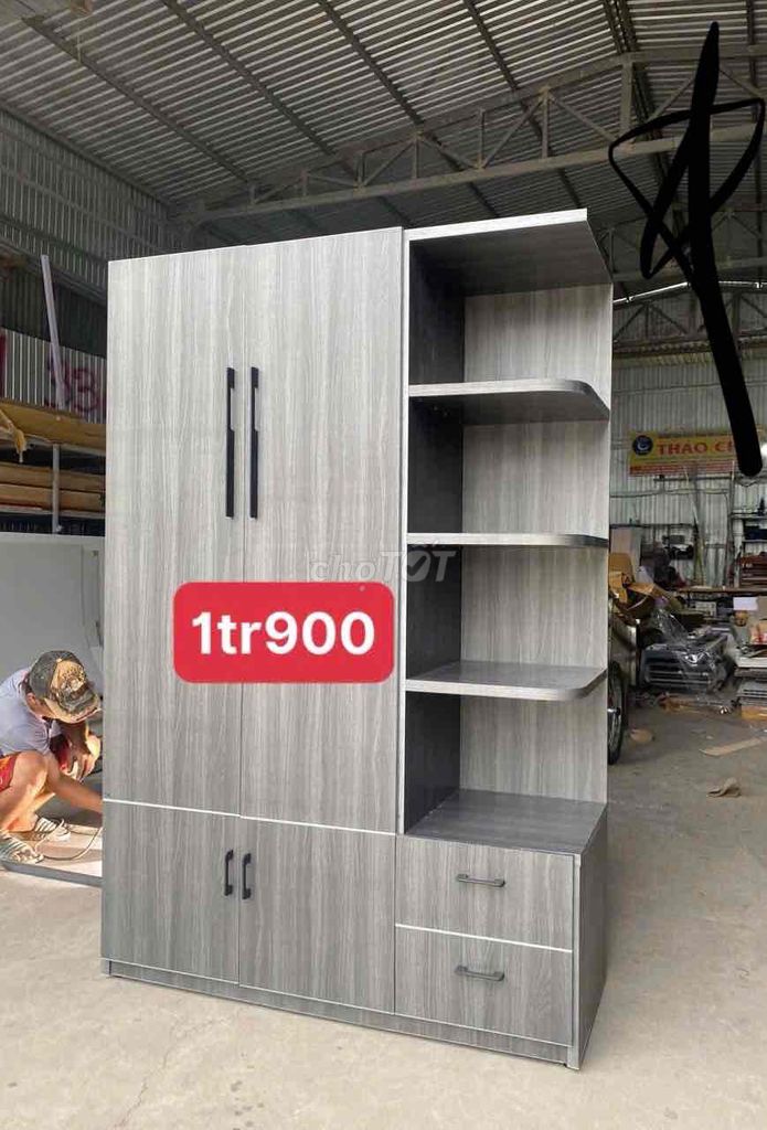 Tủ quần áo nhựa Đài Loan 1m8x1m2. Mua bán Tủ, kệ gia đình tại Quận Ninh Kiều Cần Thơ được đăng bởi Khánh Ngọc hình 1