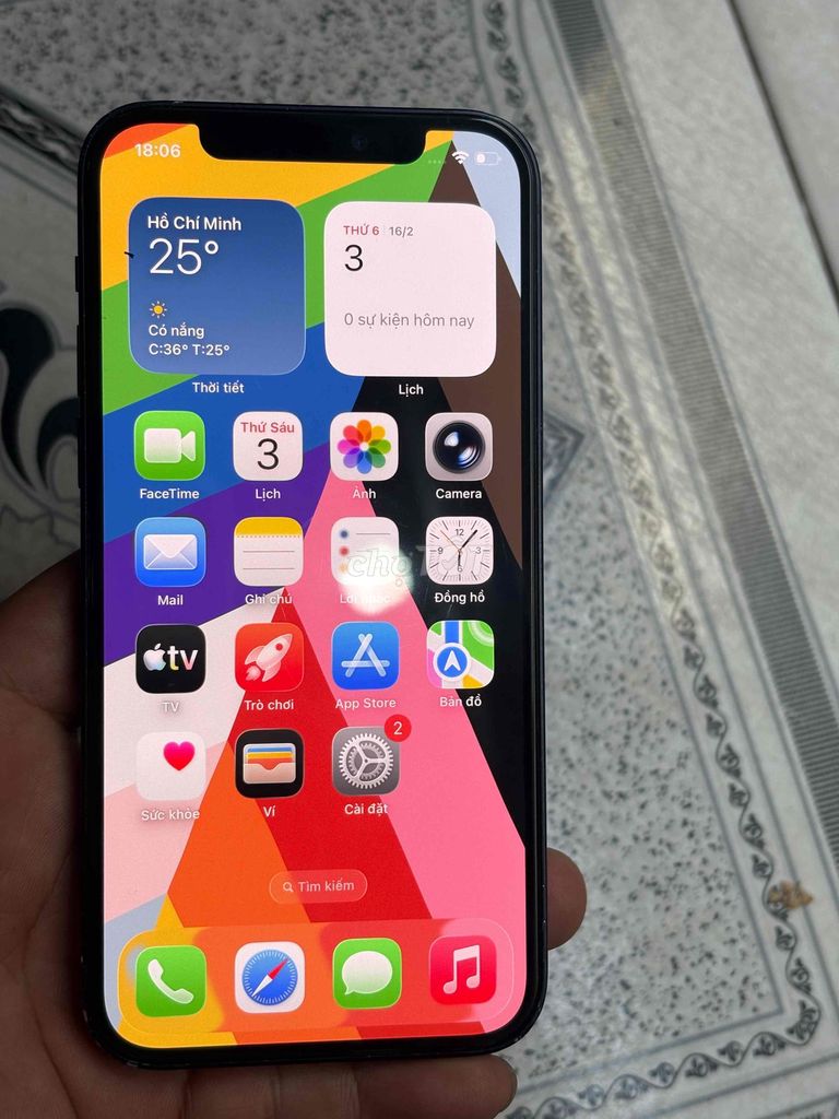 aiphon-12 zin. 128 gb fui chuc nang  pin moi thau. Mua bán Điện thoại tại Thành phố Thuận An Bình Dương được đăng bởi dt thanh ly hình 1