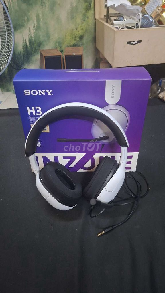 Tai nghe gaming Sony H3 Trắng. Mua bán Tivi, Âm thanh tại Quận Phú Nhuận Tp Hồ Chí Minh được đăng bởi Jin Thanh hình 1