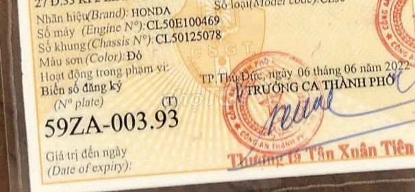 Xe honda CL 50 - nguyên zin , giấy tờ chính chủ. Mua bán Xe máy tại Thành phố Thủ Đức Tp Hồ Chí Minh được đăng bởi Anh Thai hình 7