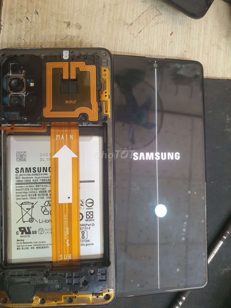 Màn hình Samsung M51 có sọc. Mua bán Linh kiện (RAM, Card...) tại Huyện Hòa Thành Tây Ninh được đăng bởi Tên chưa cung cấp hình 1