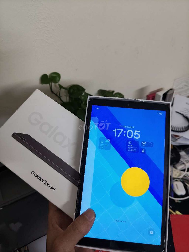 Samsung Galaxy Tab A9 4GB/64GB Đen Như mới. Mua bán Máy tính bảng tại Quận Hoàng Mai Hà Nội được đăng bởi Mạnh Dũng Android hình 1