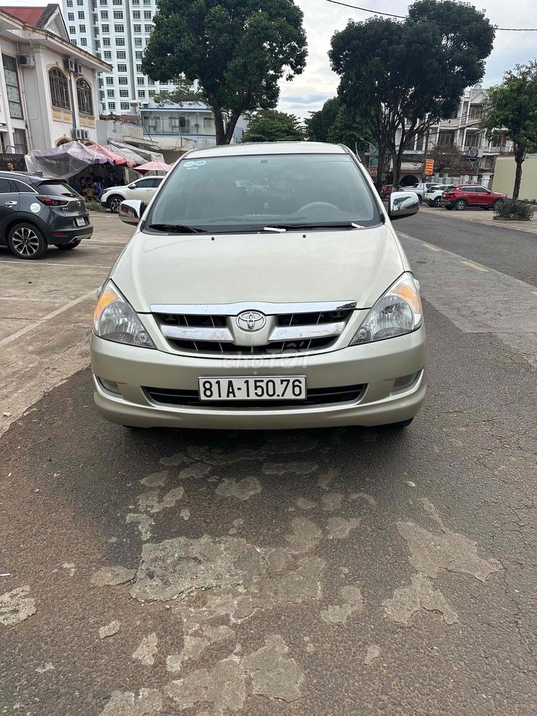 TOYOTA INNOVA G 2007 MT,Xe gia đình