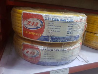 Thanh lý dây điện Z43 nguyên seal. Mua bán null tại Quận Cẩm Lệ Đà Nẵng được đăng bởi Điện nước Hải Vân