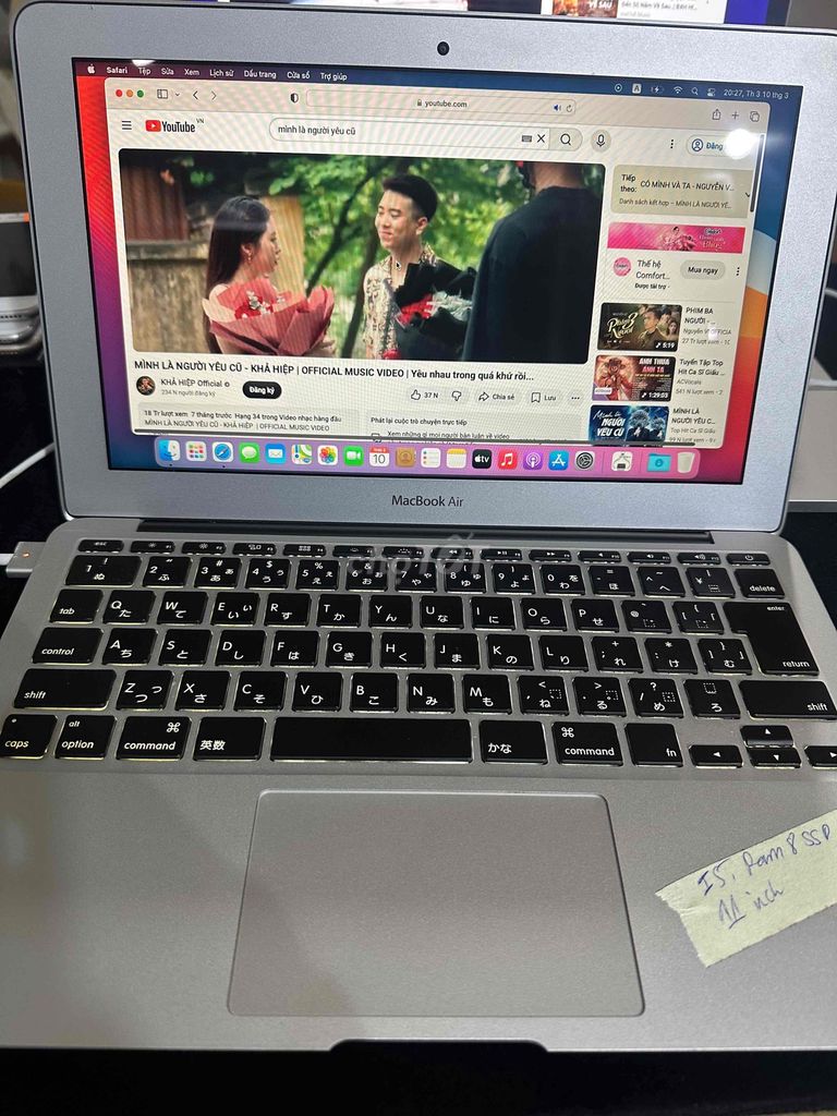 Apple MacBook Air i5 11 inch ram 4/128. Mua bán Laptop tại Quận Bình Tân Tp Hồ Chí Minh được đăng bởi Hau chua hình 1