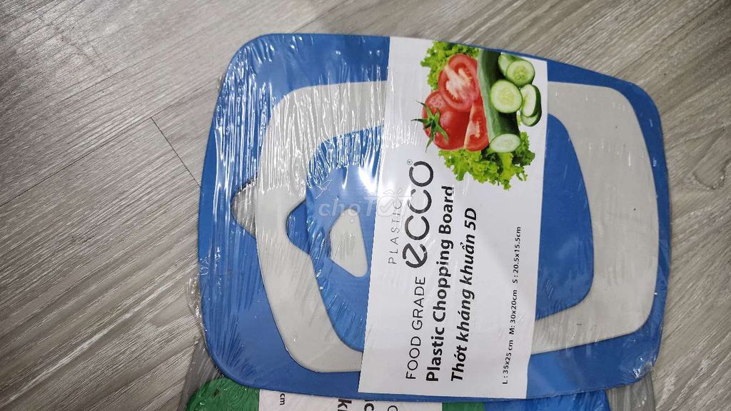 Thớt ECCO nhựa 3 cái/set Xanh dương. Mua bán Dụng cụ nhà bếp tại Quận 3 Tp Hồ Chí Minh được đăng bởi Linh gia dụng hình 1