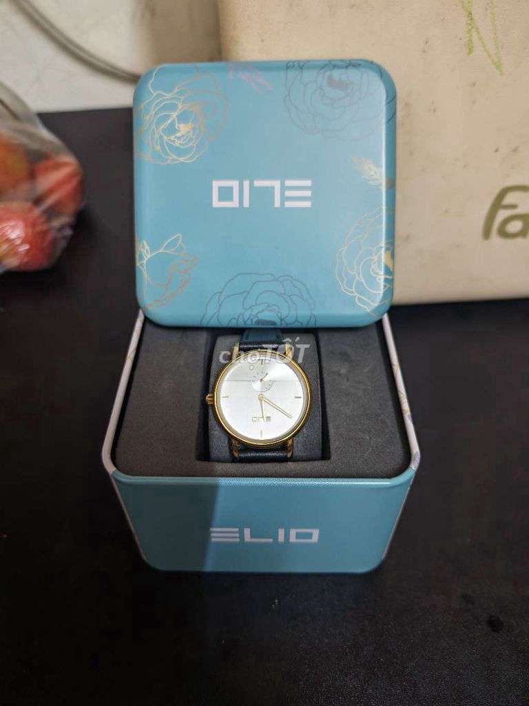 Đồng hồ Elio EL095-02 Nữ Vàng Đen. Mua bán Đồng hồ tại Huyện Thanh Trì Hà Nội được đăng bởi Chirle Dũng  hình 1