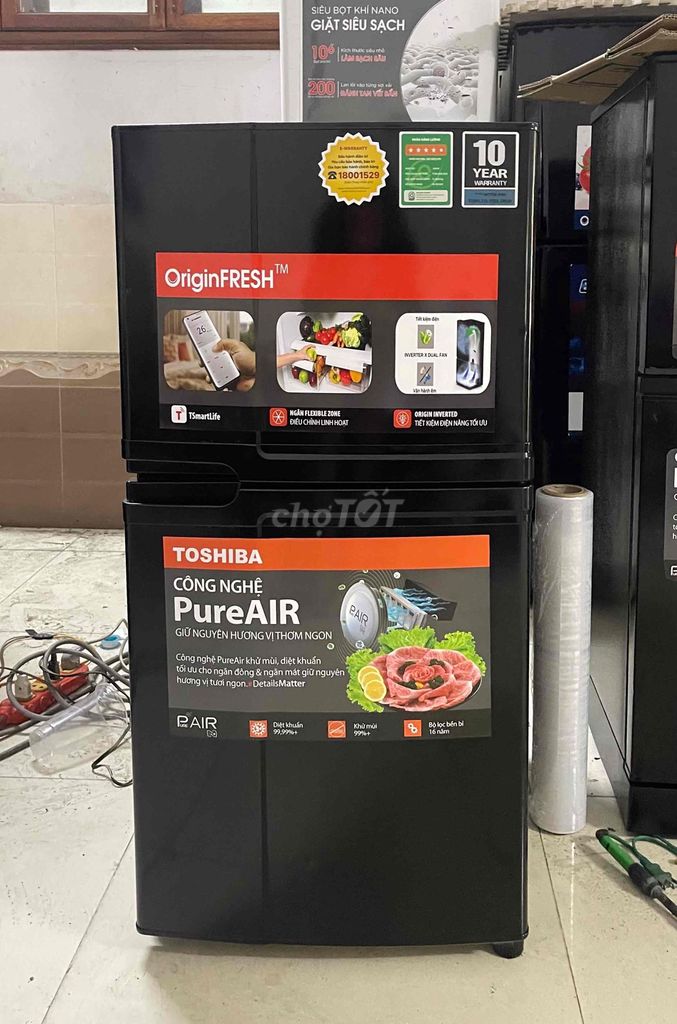 Tủ lạnh Toshiba 100 lít siêu tiết kiệm BÌNH TÂN. Mua bán Tủ lạnh tại Quận Bình Tân Tp Hồ Chí Minh được đăng bởi Điện Lạnh Gia Việt Quận Bình Tân hình 1