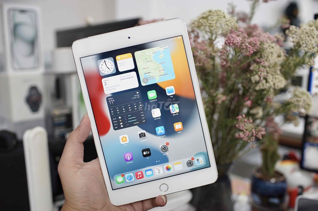 iPad Mini 4 silver 128Gb có 4G - máy zin99% pin91%. Mua bán Máy tính bảng tại Quận 5 Tp Hồ Chí Minh được đăng bởi Lê Trọng Tấn hình 3