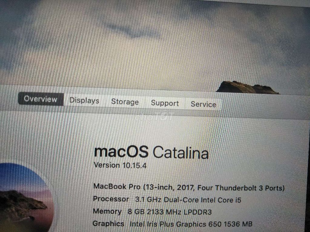 0563886409 - Macbook pro 2017 (MPXV2) i5 3.1/8g/256g mới 99.99%