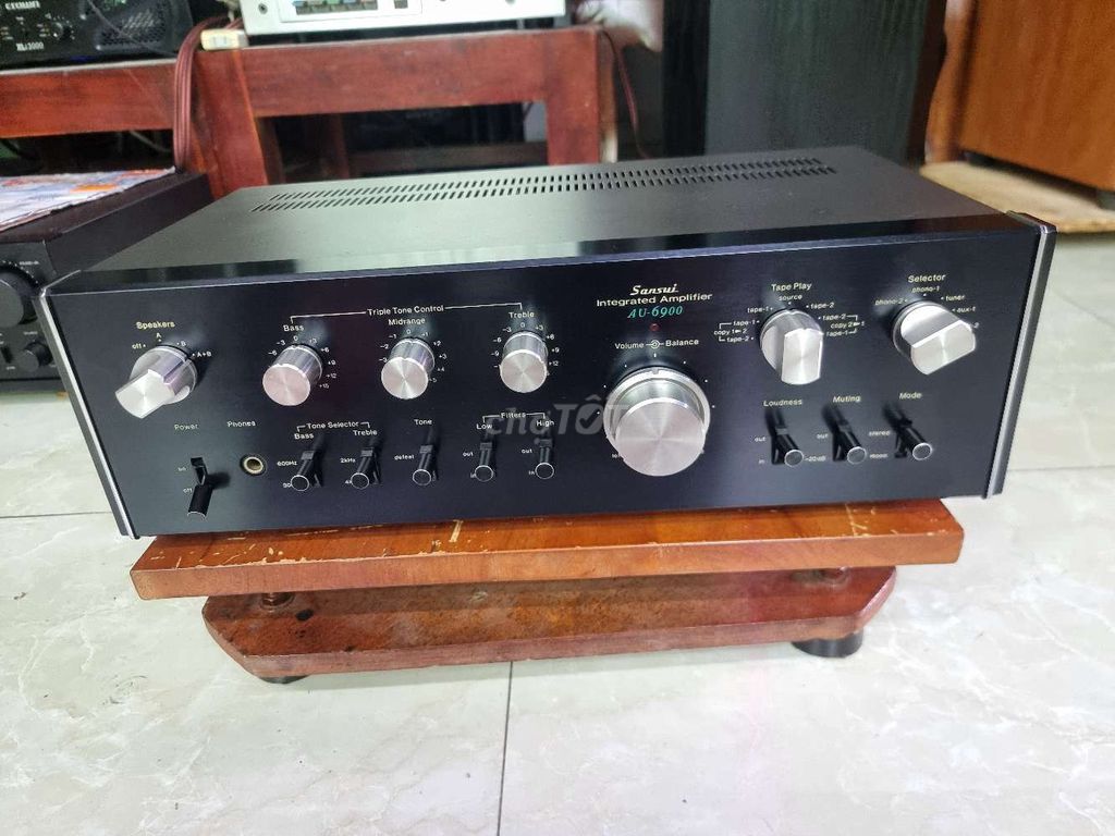 Amply Sansui AU-6900 Đen. Mua bán Tivi, Âm thanh tại Quận 12 Tp Hồ Chí Minh được đăng bởi Tiến Dũng Âm Thanh Bãi  Tuyển chọn  hình 1