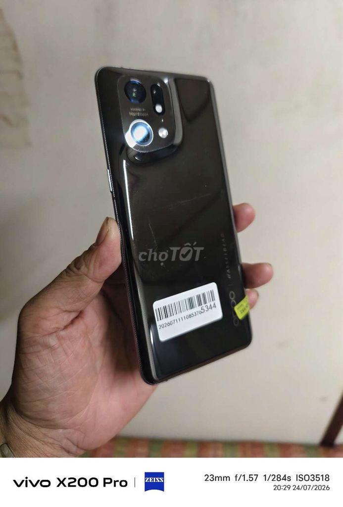 OPPO Find X5 Pro Đen. Mua bán Điện thoại tại Thành phố Thủ Đức Tp Hồ Chí Minh được đăng bởi Nguyễn Long Hoàng hình 1