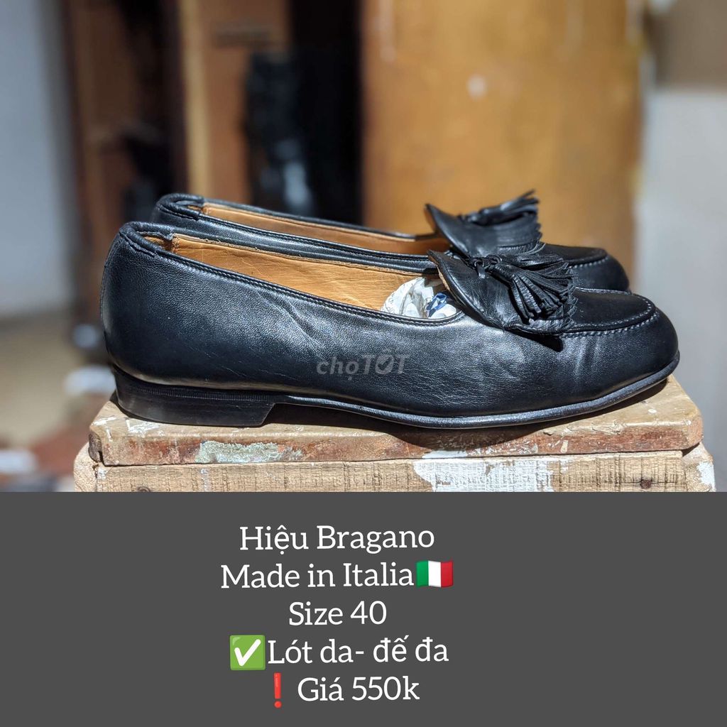 Giày lười Bragano Italia size 40