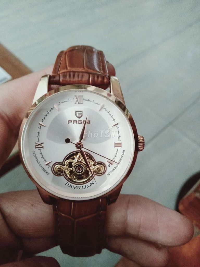 Đồng hồ Pagani Tourbillon Nam Thép Nâu. Mua bán Đồng hồ tại Quận Liên Chiểu Đà Nẵng được đăng bởi anh nam hình 1