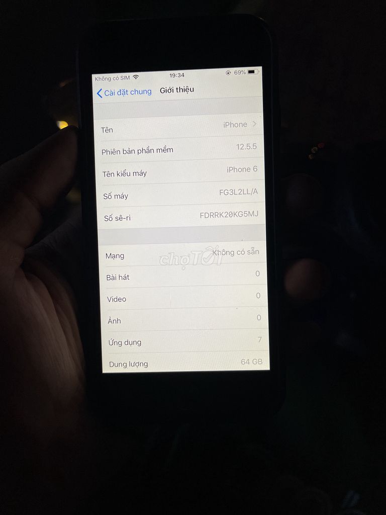 Apple iPhone 6 64GB. Mua bán Điện thoại tại Thành phố Thủ Dầu Một Bình Dương được đăng bởi Ngọc sơn hình 1