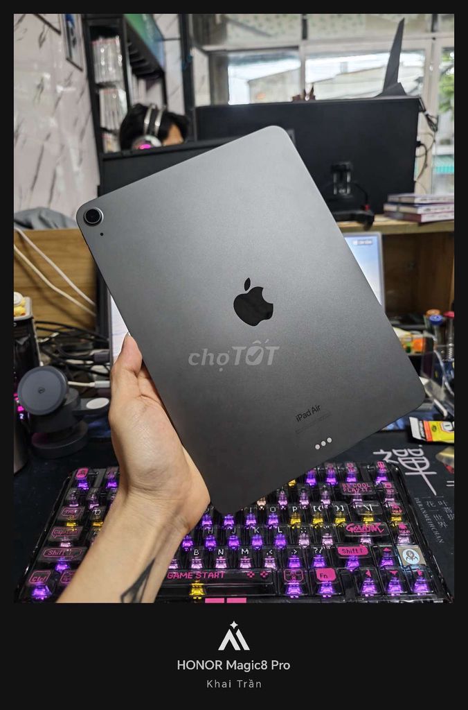 Apple iPad Air 5 64GB Xám. Mua bán Máy tính bảng tại Thành phố Nha Trang Khánh Hòa được đăng bởi Khai Trần hình 1