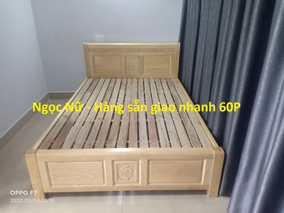 Giường gỗ sồi cao cấp đủ size MỚI giao nhanh HCM