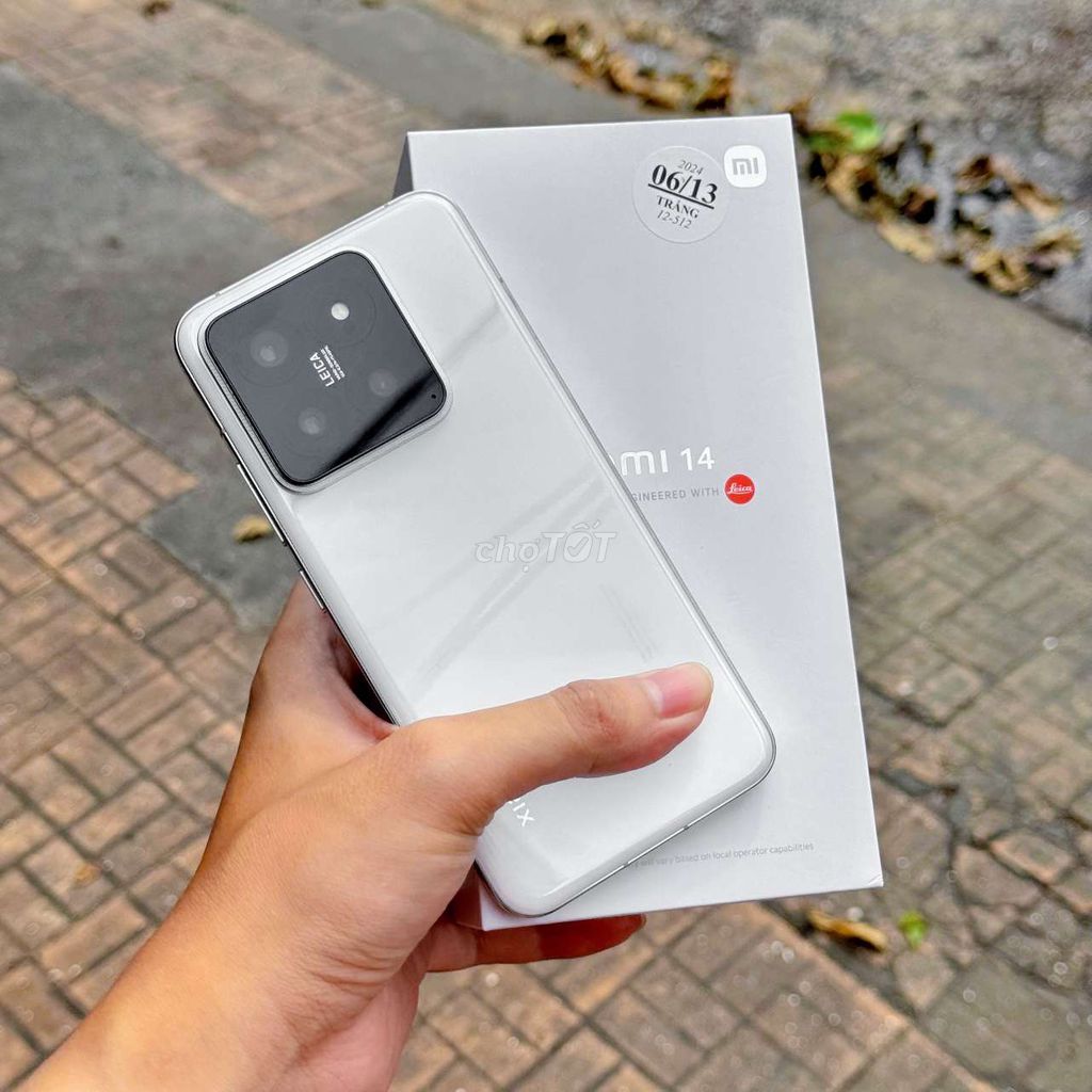 Xiaomi 14 Trắng 12/512GB Chính Hãng Fullbox