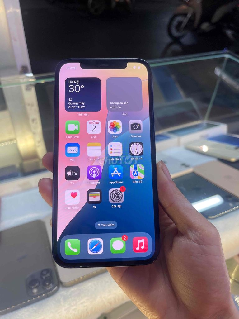 iPhone 12 64GB  Zin nguyên bản Lock sẵn sim ghép. Mua bán Điện thoại tại Quận Lê Chân Hải Phòng được đăng bởi Huy Tưởng Mobile hình 1