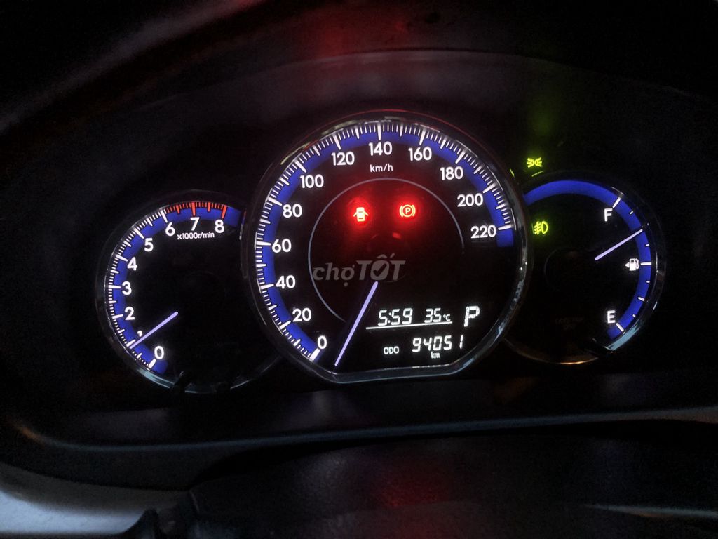 Toyota Vios E CVT 2019 Trắng Tự động 94051 km
