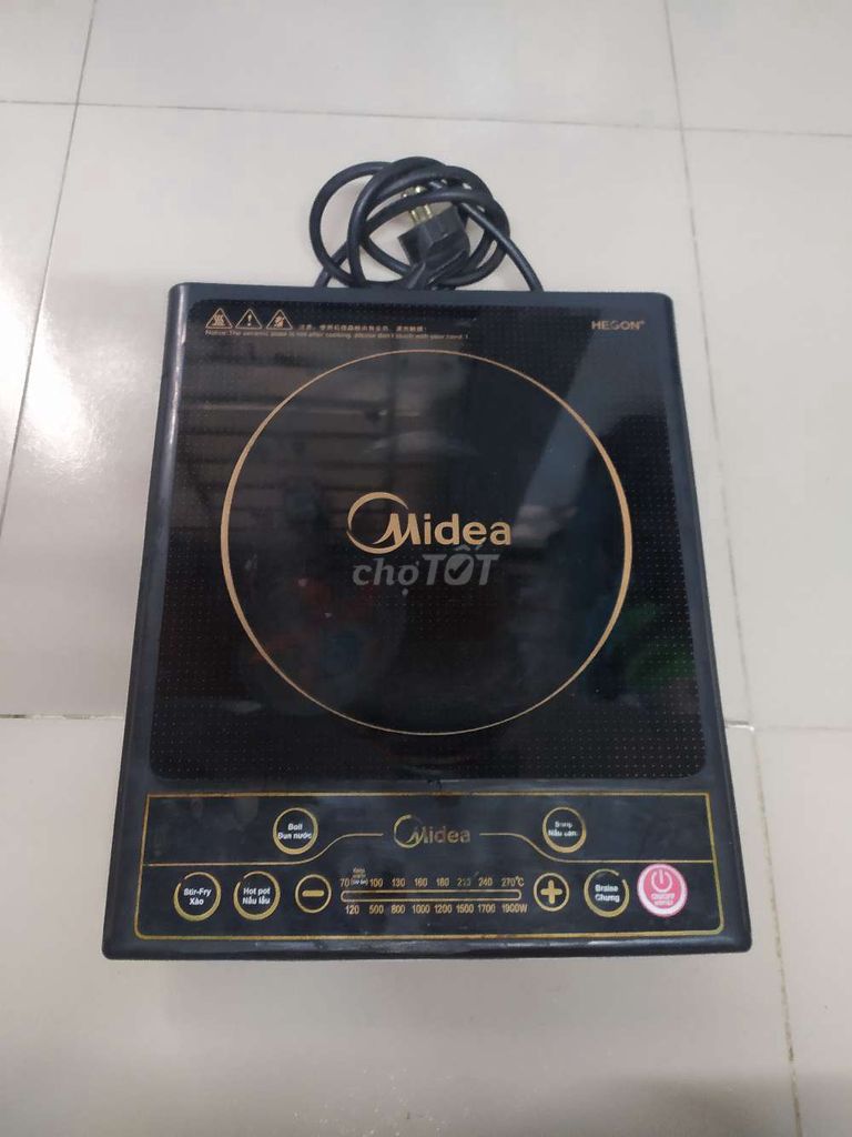Bếp điện từ Midea MI-SV19EH Đen. Mua bán Bếp, lò, đồ điện nhà bếp tại Quận 7 Tp Hồ Chí Minh được đăng bởi Thành  hình 1