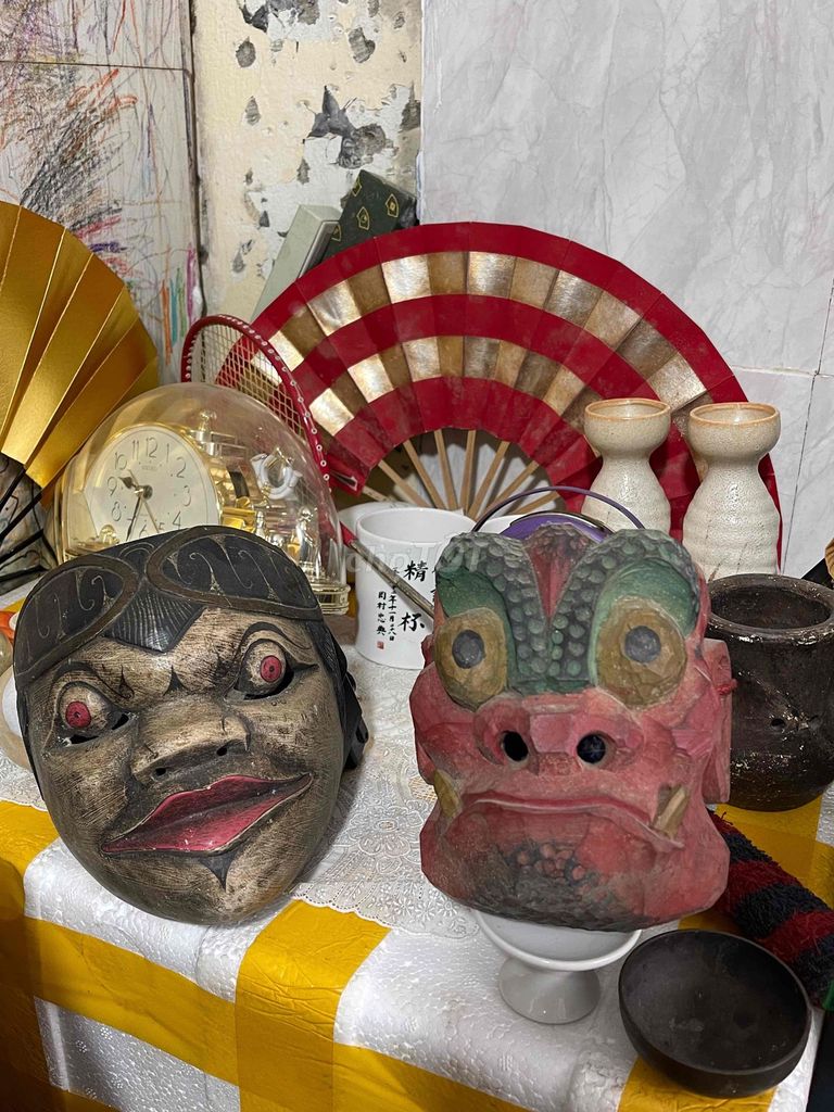 Mặt nạ trang trí Gỗ Nhật Bản. Mua bán Cây cảnh, đồ trang trí tại Thành phố Huế Thừa Thiên Huế được đăng bởi A Na hình 1