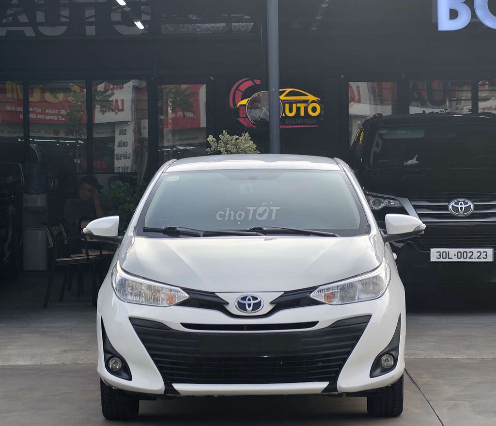 БЕЛЫЙ АВТОМАТИЧЕСКИЙ НОМЕР TOYOTA VIOS 2019