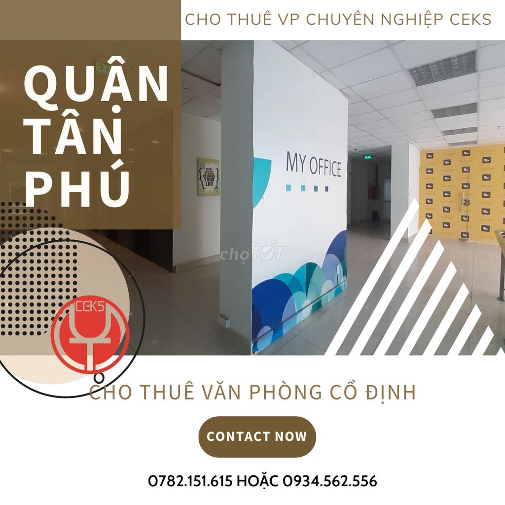 Sale lớn VP 40m2 Tân Phú full tiện nghi giá từ 12tr chỉ còn 10tr/tháng