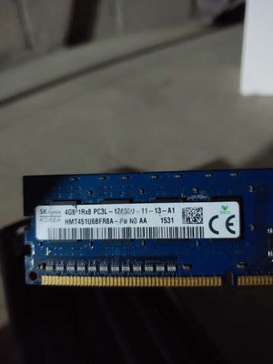 Ram PC DDR3 bus 1600 12800U 4gb cũ