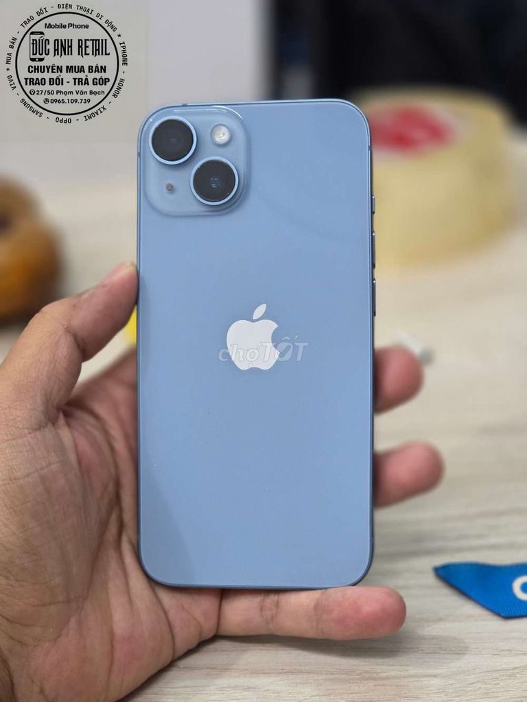 Apple iPhone 14 128GB Xanh Đã sử dụng. Mua bán Điện thoại tại Thành phố Buôn Ma Thuột Đắk Lắk được đăng bởi Đức Anh Retail hình 1