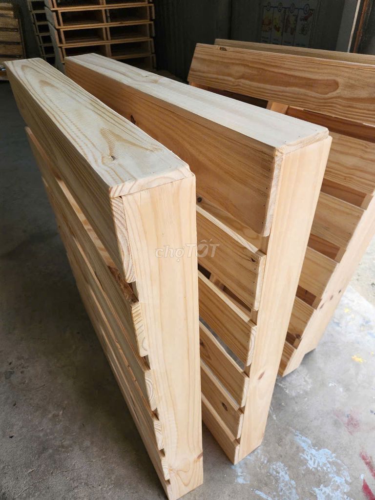 giường pallet mới  thạnh lộc q12. Mua bán Giường, chăn ga gối nệm tại Quận 12 Tp Hồ Chí Minh được đăng bởi NỆM CSN GIÁ SỈ hình 1